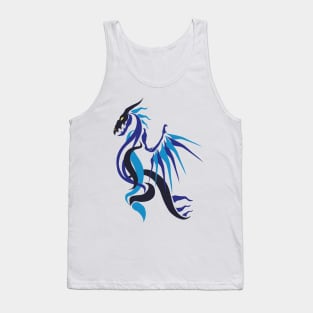 Blue Dragon Flame Tank Top